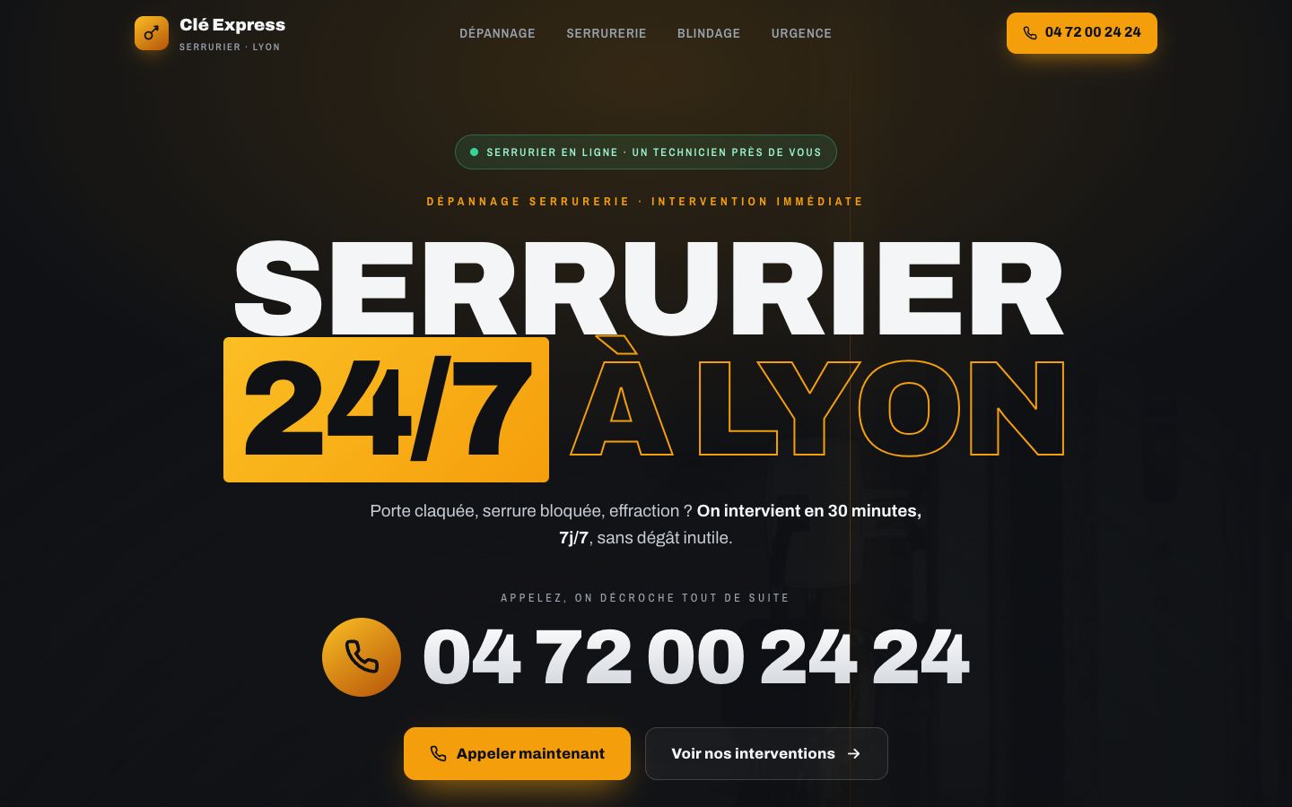 Site web de Clé Express