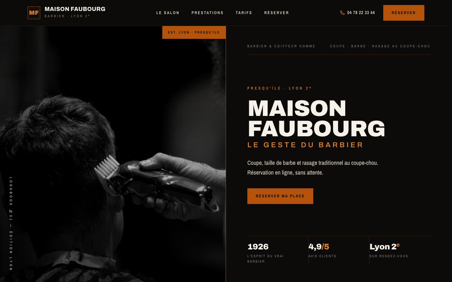 Site web de Maison Faubourg